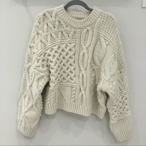 Cable Knit Sweater - Thick